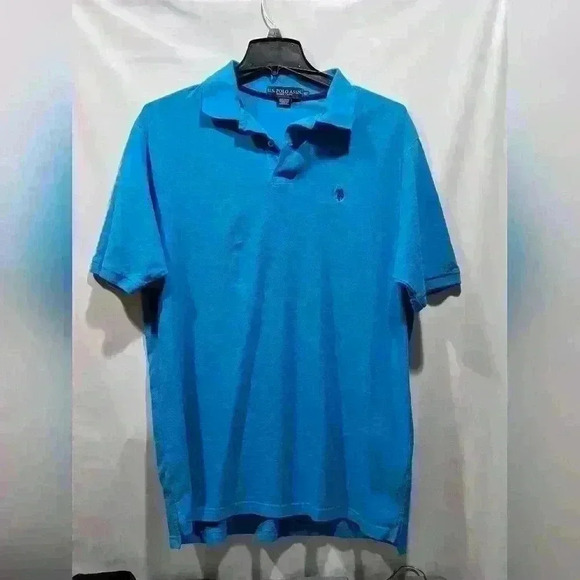 U.S. Polo Assn. Other - US Polo Assn Size XLT Short Sleeve Textured Fabric Polo Shirt